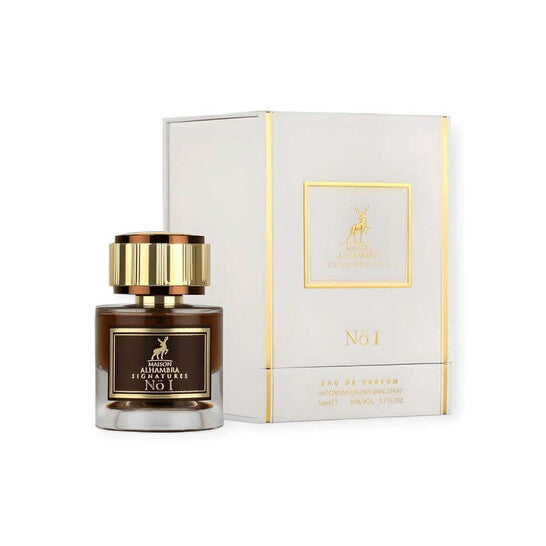 image showing the bottle and packaging for Maison Alhambra Signatures No I EDP 50ml