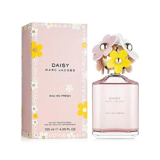 image showing the bottle and packaging for Daisy Eau So Fresh Perfume By Marc Jacobs Eau De Toilette Spray 30ml