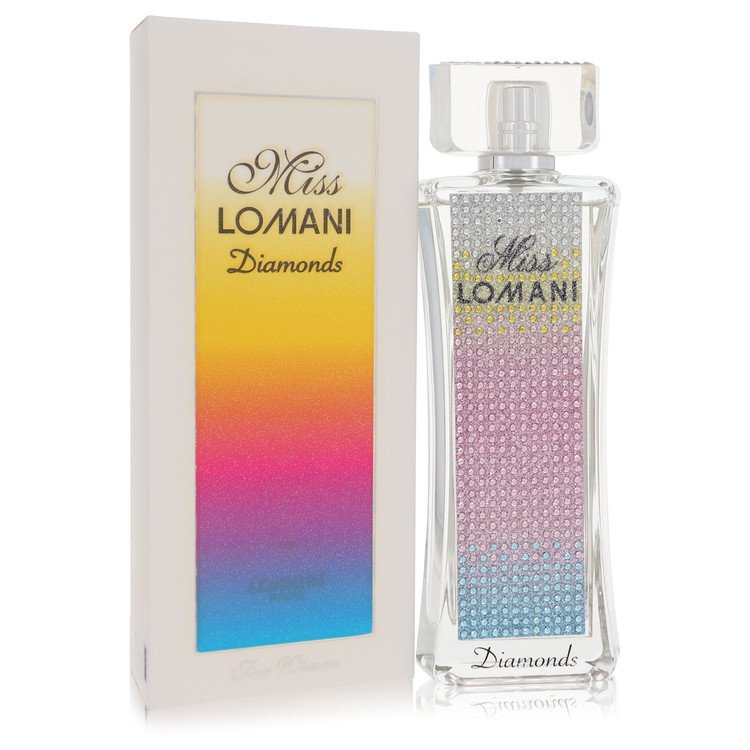 Image showing what you will get when you purchase Miss Lomani Diamonds Perfume By Lomani Eau De Parfum Spray