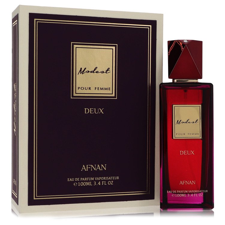Image showing what you will get when you purchase Modest Pour Femme Deux Perfume By Afnan Eau De Parfum Spray