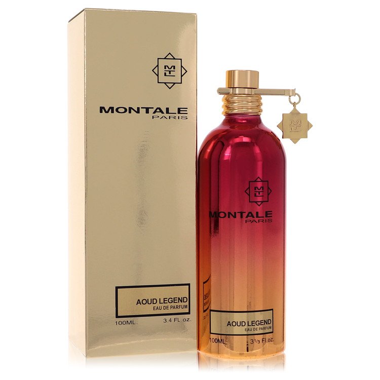Montale Paris Aoud Legend perfume bottle and packaging on a white background