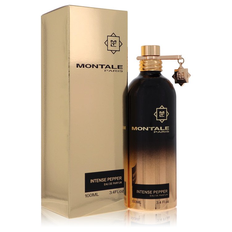 image showing the bottle and packaging for Montale Intense Pepper Perfume by Montale Eau De Parfum Spray  100ml