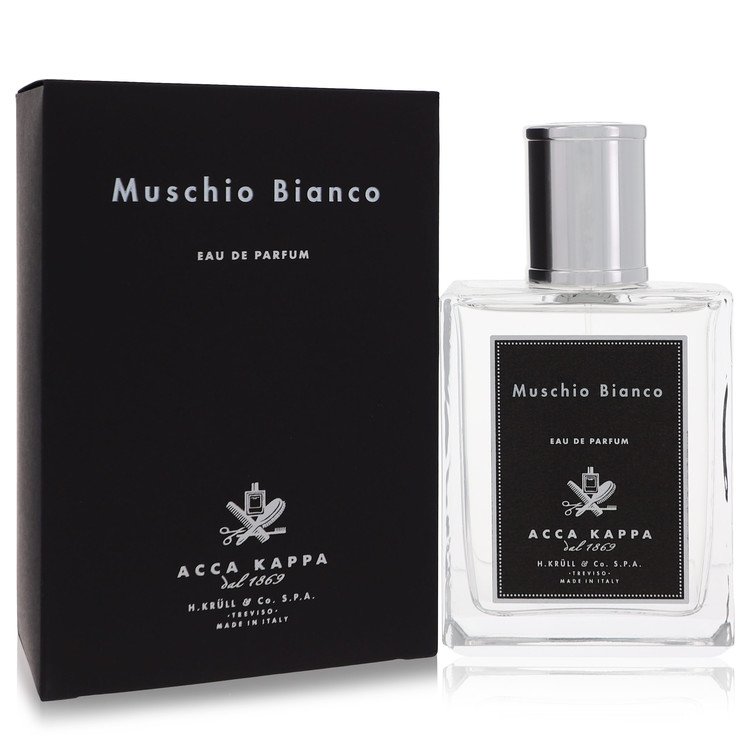 Image showing what you will get when you purchase Muschio Bianco (White Musk/Moss) Perfume By Acca Kappa Eau De Parfum Spray (Unisex)
