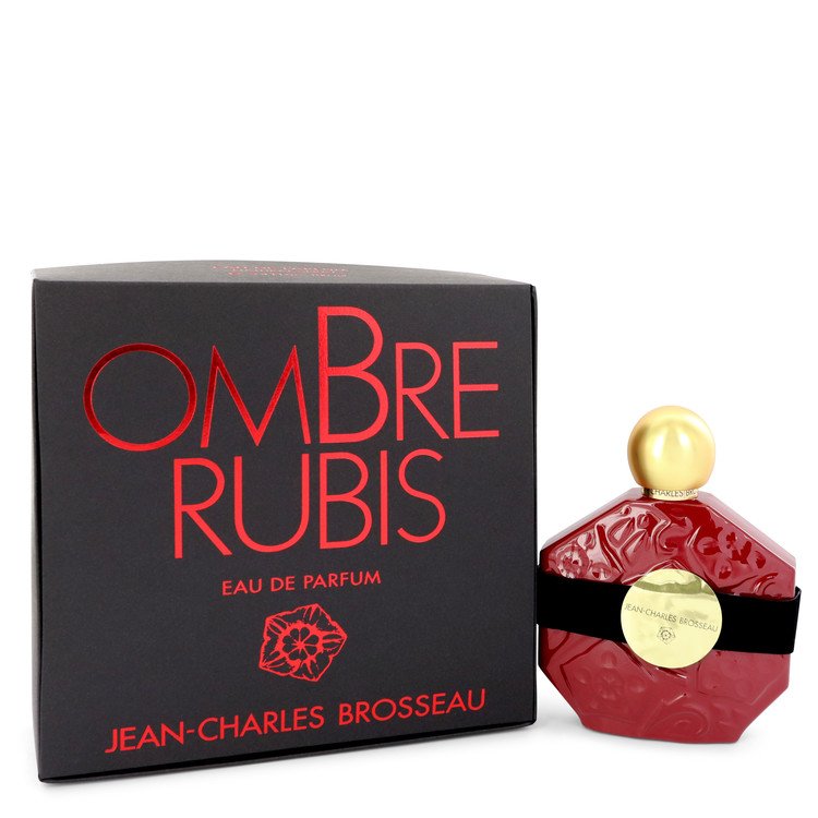 image showing the bottle and packaging for Ombre Rubis Perfume By Brosseau Eau De Parfum Spray 100ml