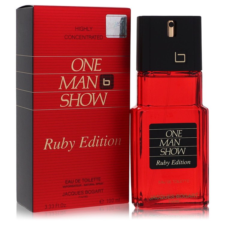 Image showing what you will get when you purchase One Man Show Ruby Cologne By Jacques Bogart Eau De Toilette Spray