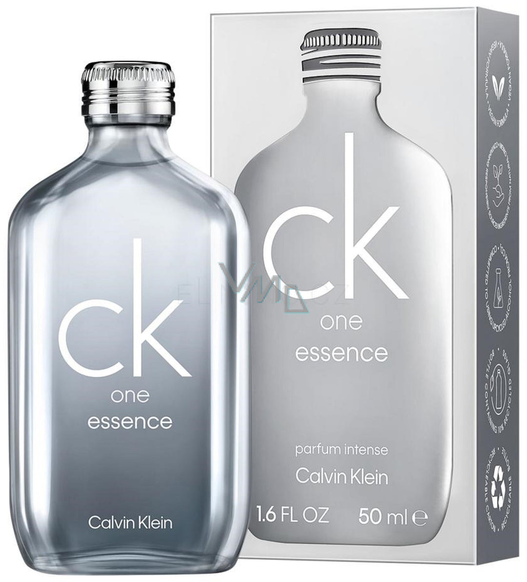 image showing the bottle and packaging for Calvin Klein Ck One Essence  50ml
