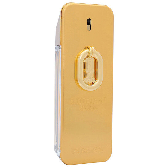 image showing the bottle and packaging for Paco Rabanne Million Gold Cologne By Paco Rabanne Eau De Parfum Intense Spray 100ml