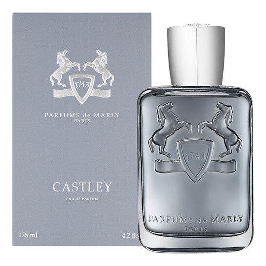 image showing the bottle and packaging for Castley Cologne By Parfums De Marly Eau De Parfum Spray 125ml