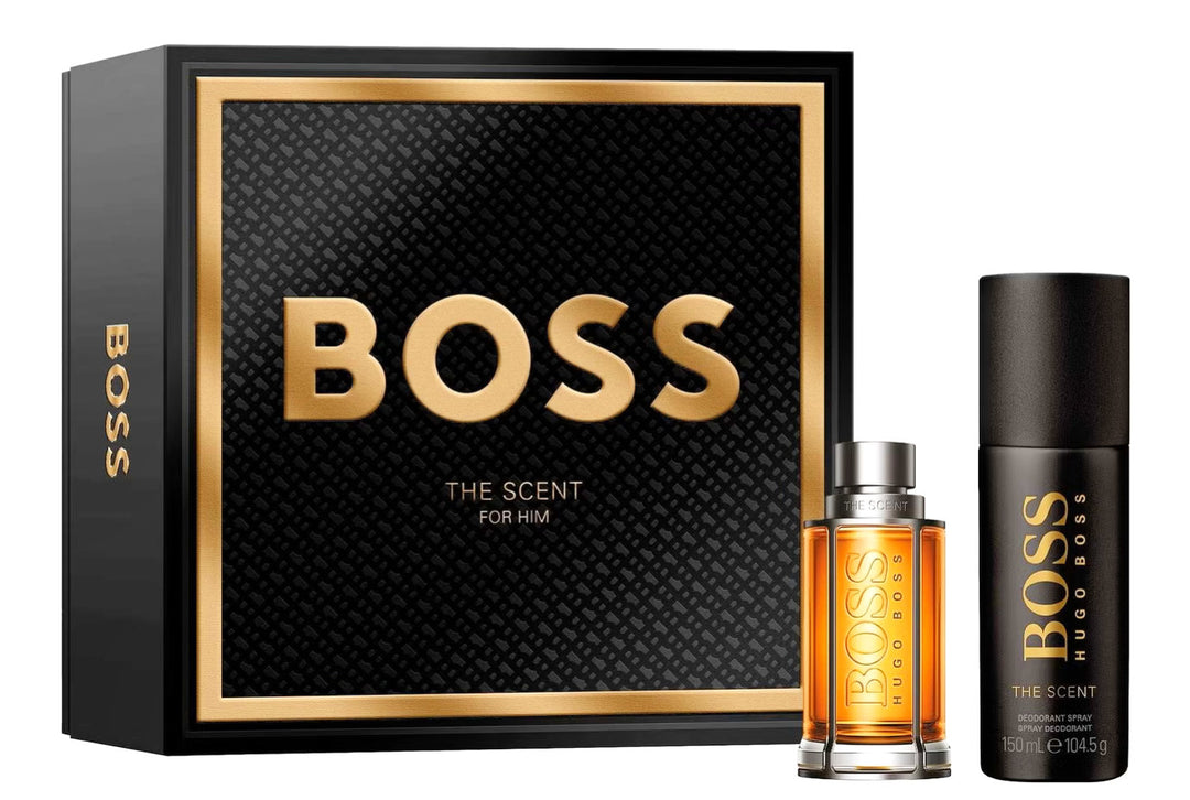 Image showing what you will get when you purchase Hugo Boss The Scent 2Pc Set   Edt 50Ml + Body Spray 150Ml
