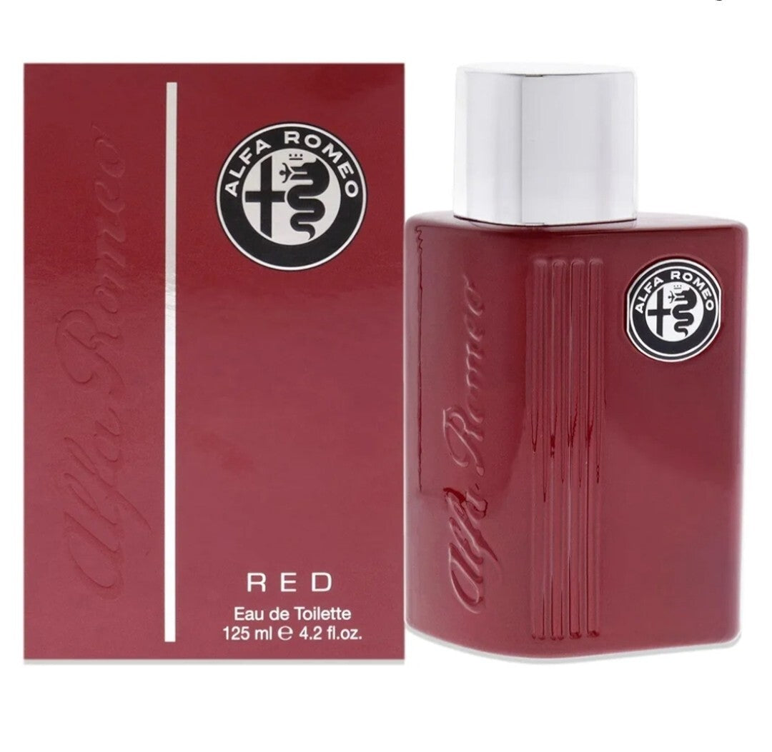 Alfa Romeo Red 2pc Set   EDT 125ml Spray + Shower Gel 90ml set