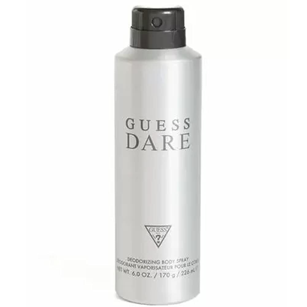 image showing the bottle and packaging for Guess Dare Homme Cologne By Guess Fragrance Mist 180ml