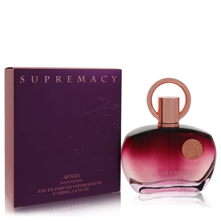 Image showing what you will get when you purchase Supremacy Pour Femme Perfume By Afnan Eau De Parfum Spray