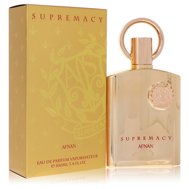 Image showing what you will get when you purchase Supremacy Gold Cologne By Afnan Eau De Parfum Spray (Unisex)