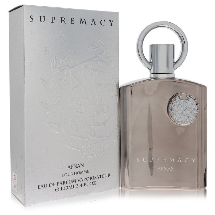 Image showing what you will get when you purchase Supremacy Silver Cologne By Afnan Eau De Parfum Spray