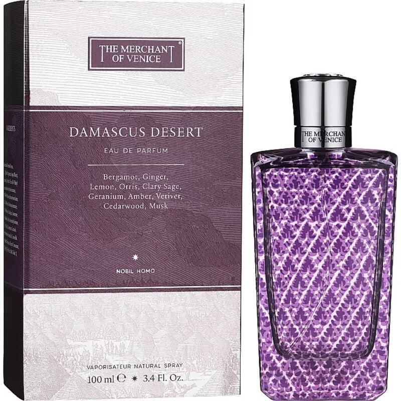 Merchant of Venice Damascus Desert Cologne by The Merchant Of Venice Eau De Parfum Spray 100ml  - Just Perfume