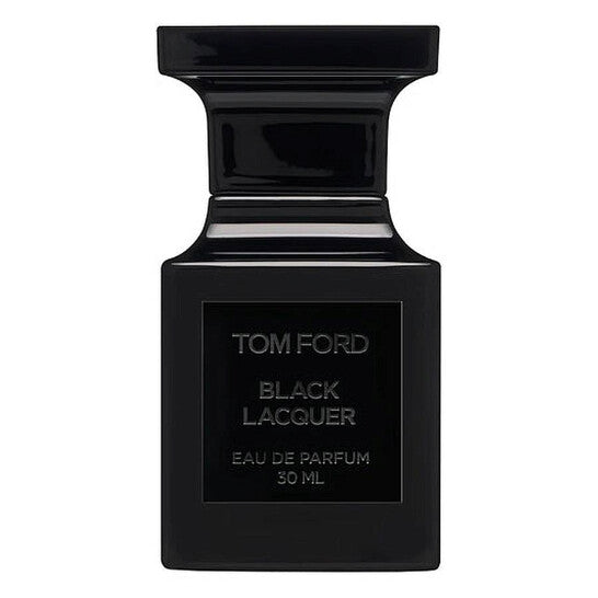 image showing the bottle and packaging for Tom Ford Black Lacquer Eau De Parfum 30ml