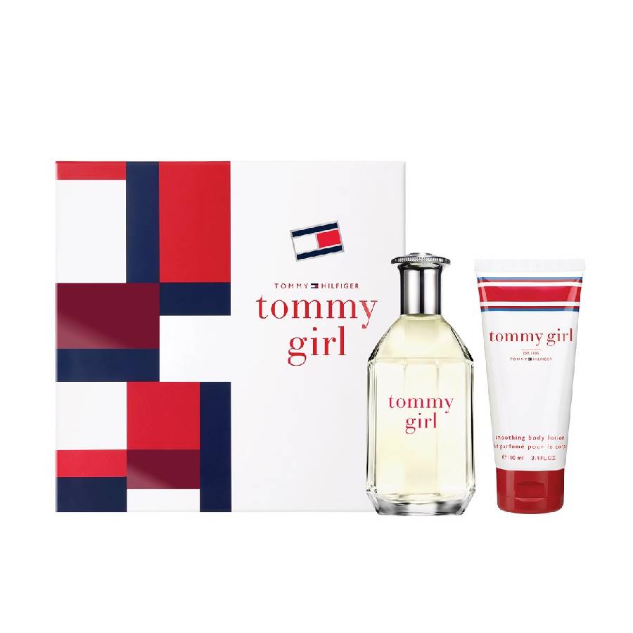 Tommy Hilfiger Tommy Girl 2pc Gift Set   100ml EDT + 100ml Body Lotion set  - Just Perfume