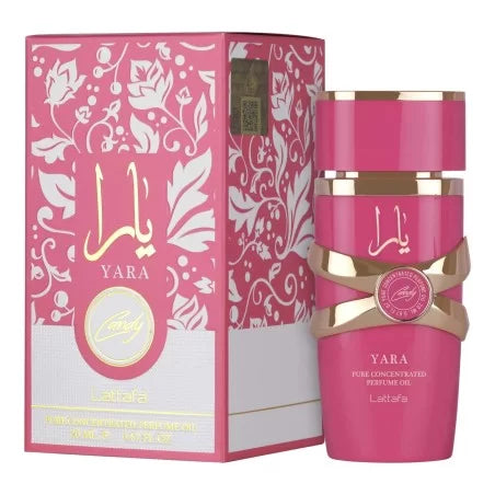 Image showing what you will get when you purchase Lattafa Yara Candy Concentrated Oil
