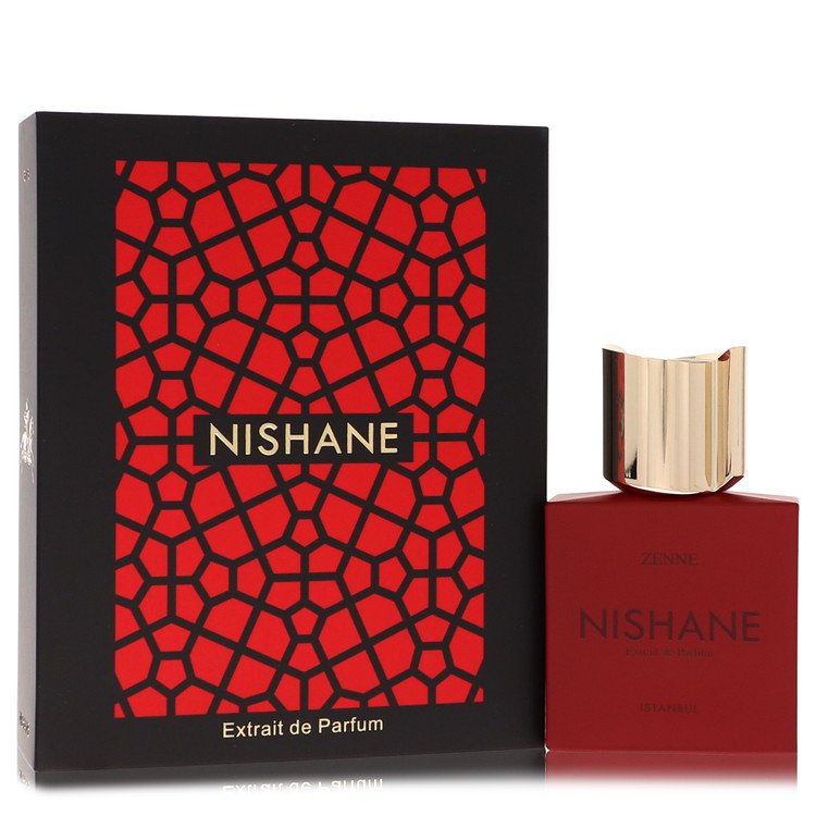 image showing the bottle and packaging for Zenne Perfume By Nishane Extrait De Parfum Spray (Unisex) 50ml